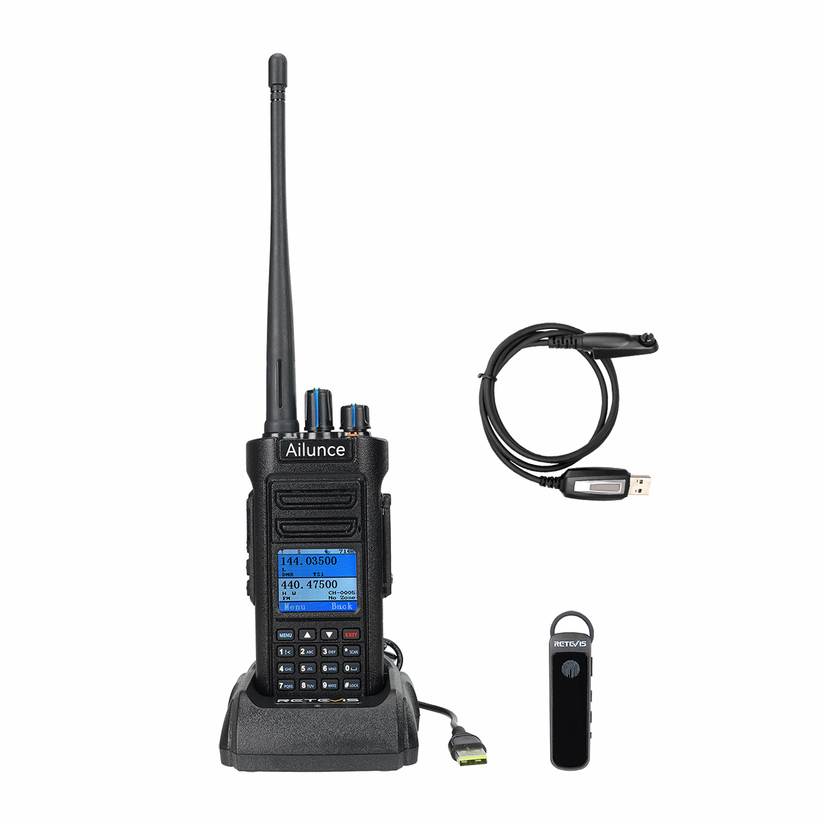 Radio DMR double bande GPS Ailunce HD2 10 W IP67