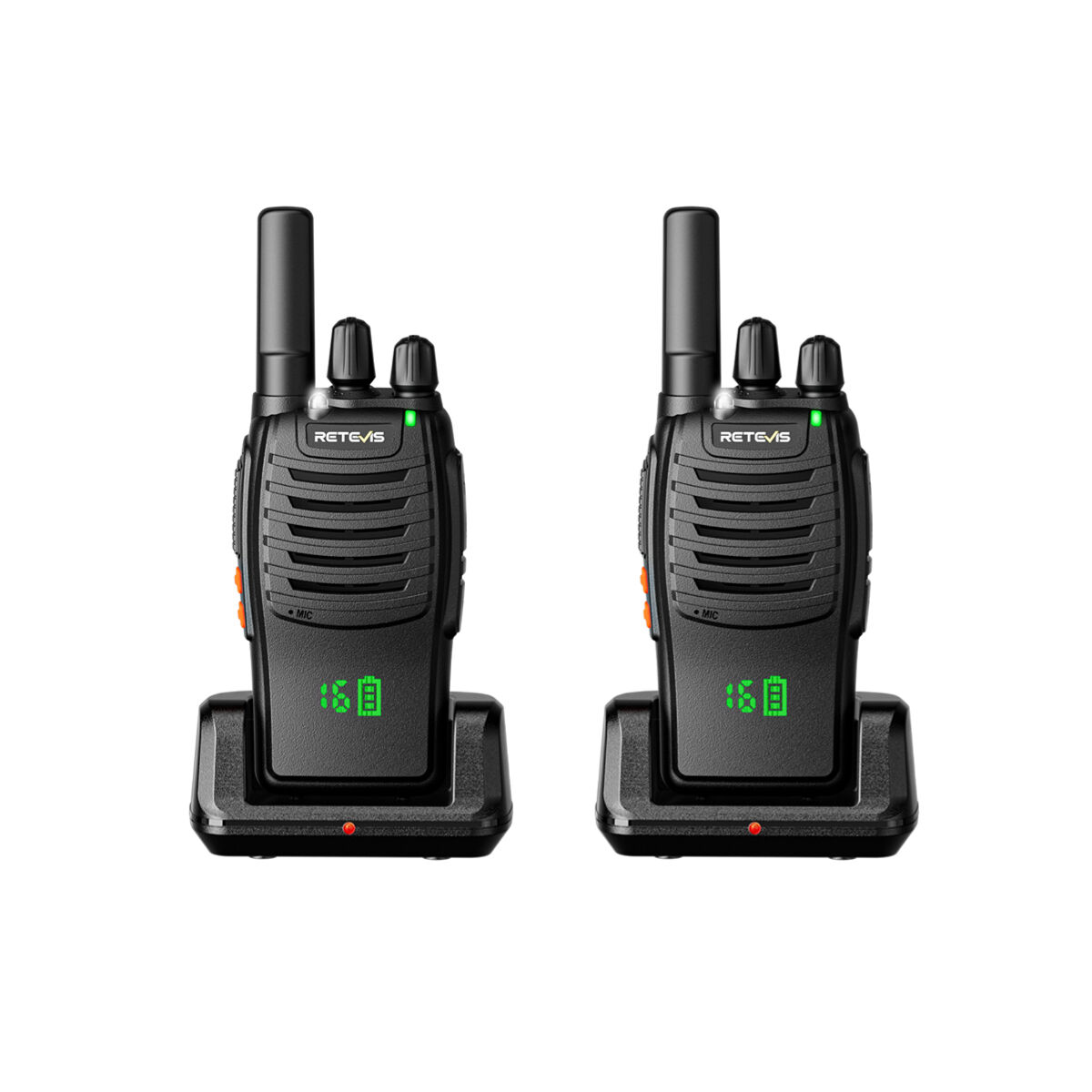 Talkie-walkie PMR446 rechargeable Retevis H777H avec écran caché (lot de 2)