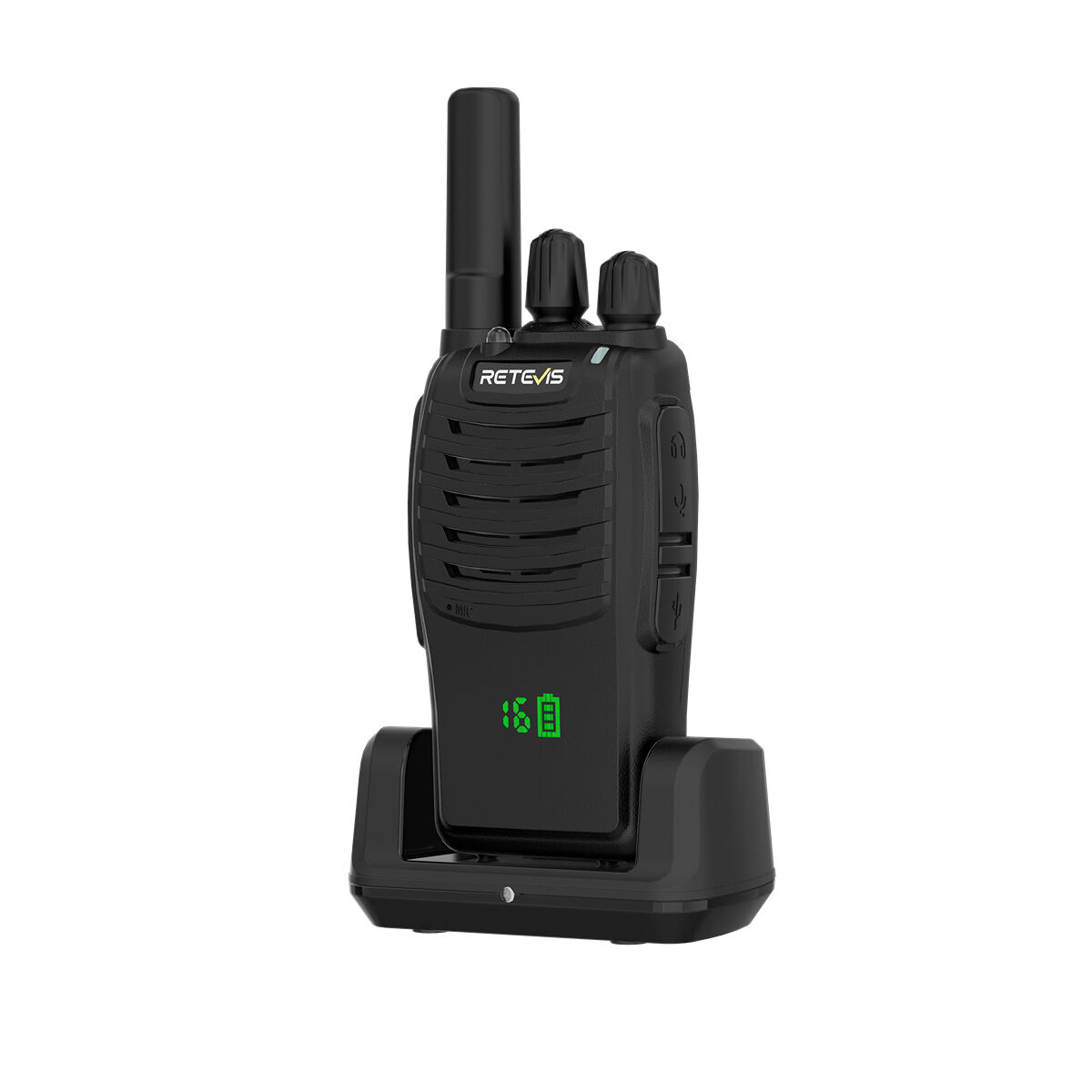 Talkie-walkie PMR446 rechargeable Retevis H777H avec écran caché (lot de 2)