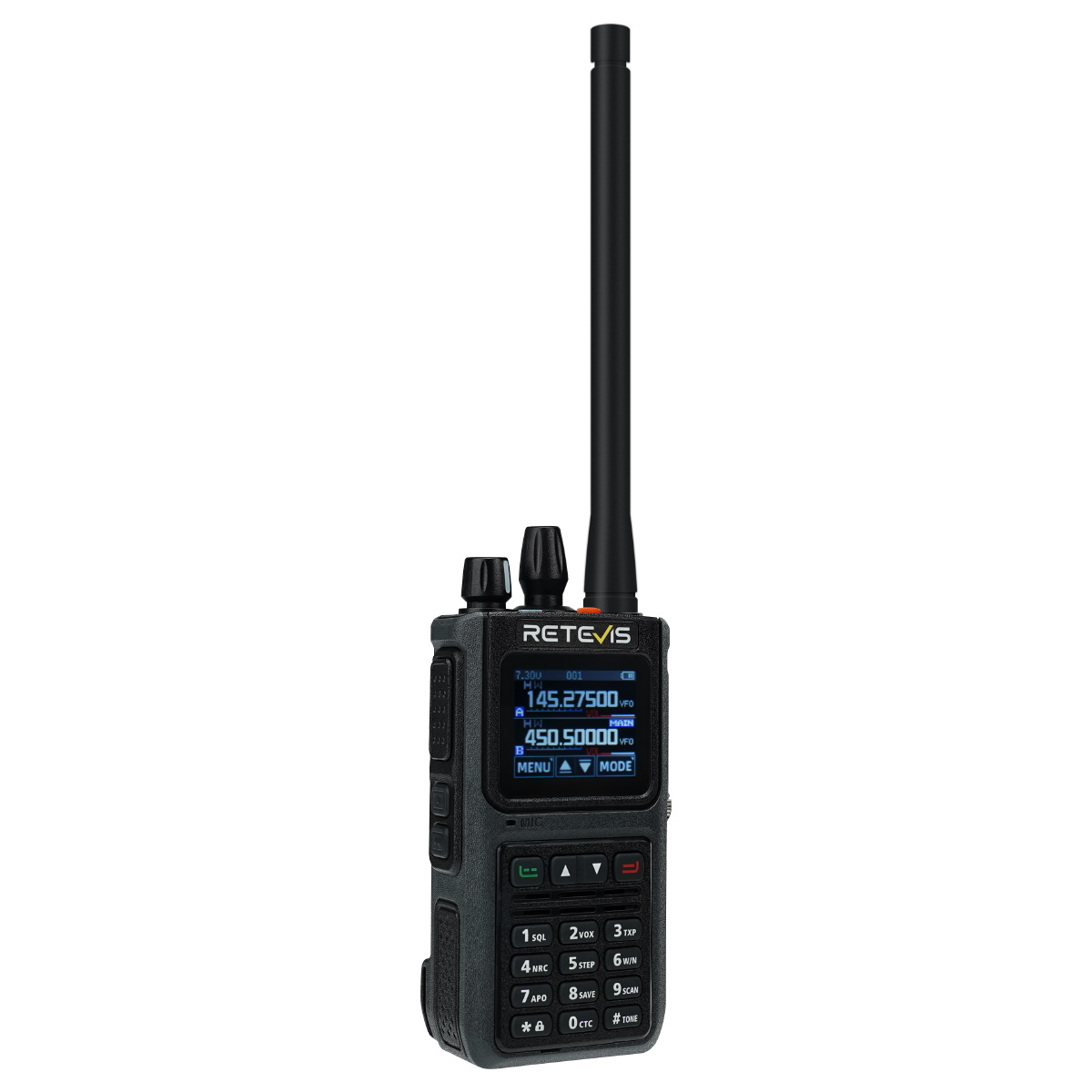 Radio amateur UV à réduction de bruit étanche Retevis C1 avec appel de groupe et alarme à distance (locale)