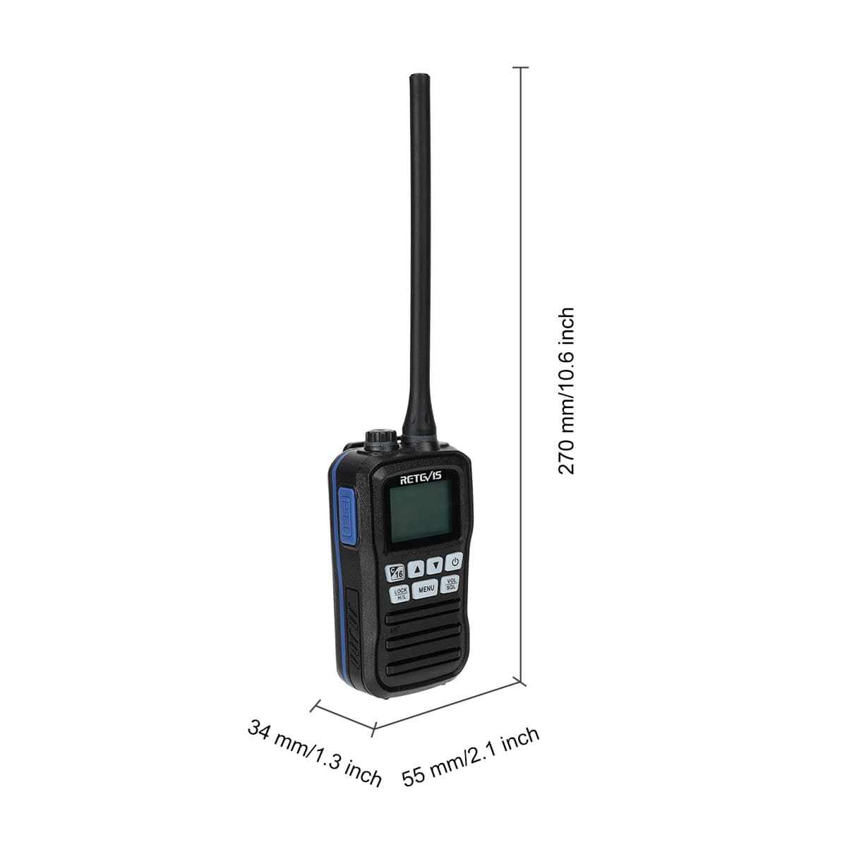 Retevis RM01 Marine Radio, IP67 Étanche Talkie Walkie Marine VHF