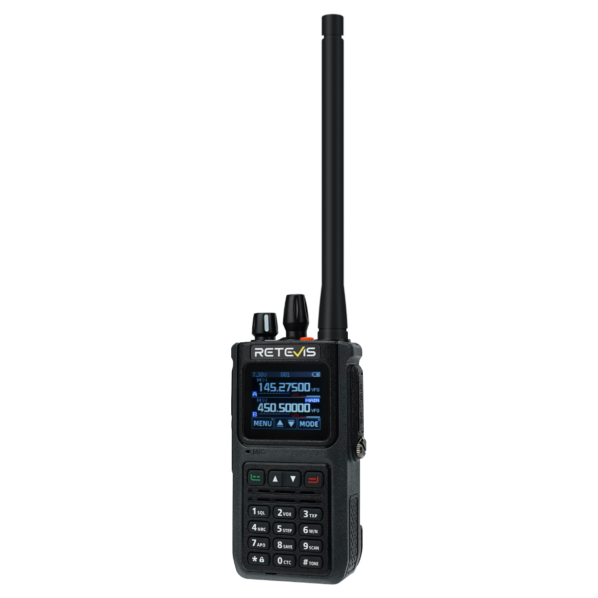 Radio amateur UV à réduction de bruit étanche Retevis C1 avec appel de groupe et alarme à distance (locale)