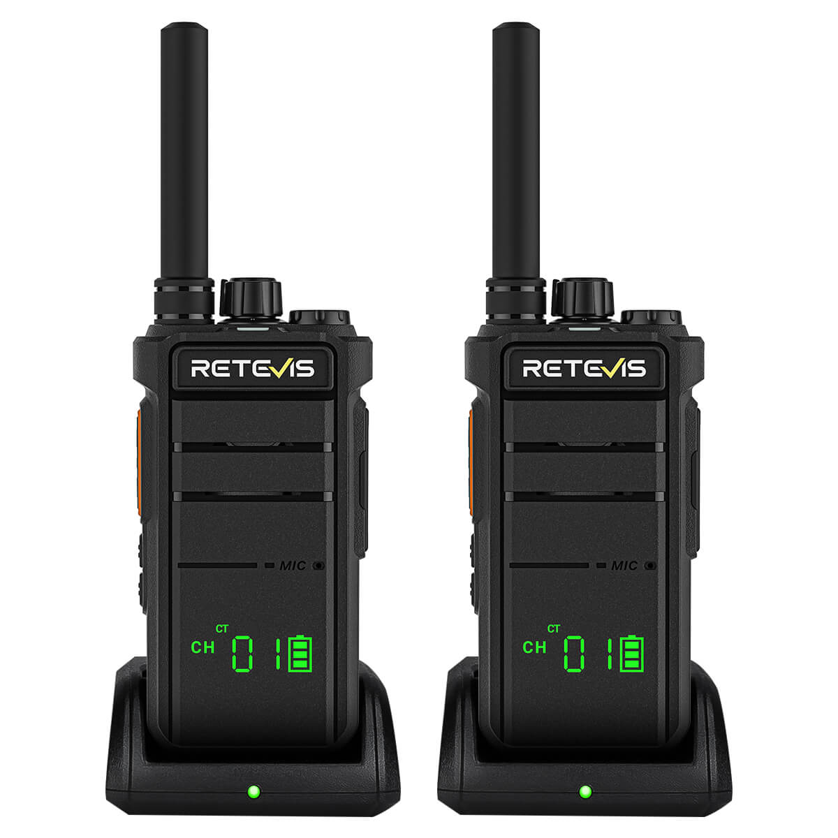 Radio portable UHF 3W Retevis RB626H avec écran caché