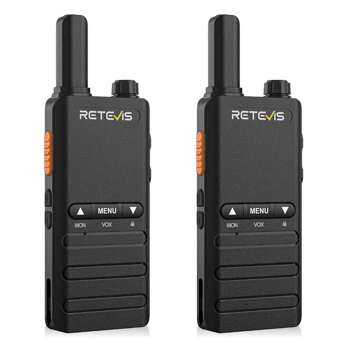 Retevis B63B PMR446 Radio Bidirectionnelle Professionnelle Ultra-mince (2 packs)