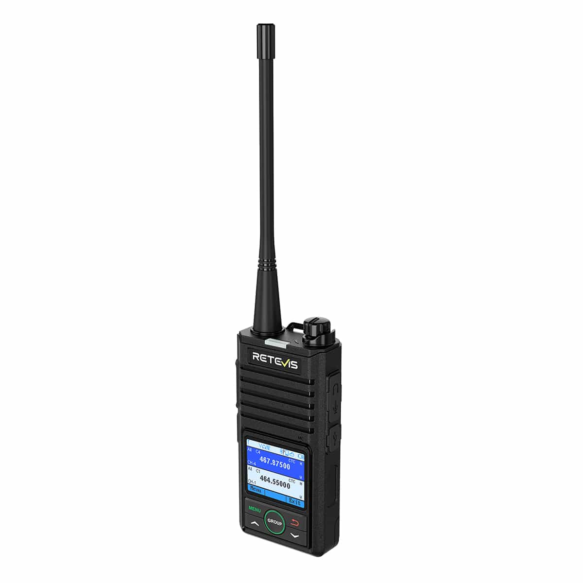 Retevis RB658 Talkie Walkie Bluetooth Contrôle APP, Réduction du bruit AI