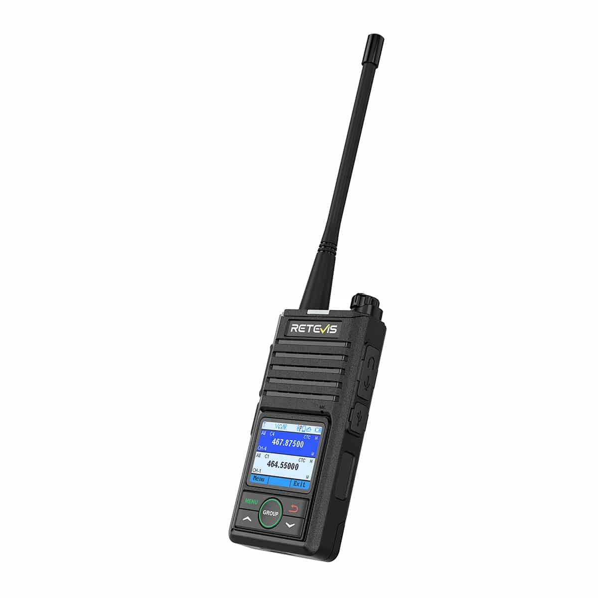 Retevis RB658 Talkie Walkie Bluetooth Contrôle APP, Réduction du bruit AI