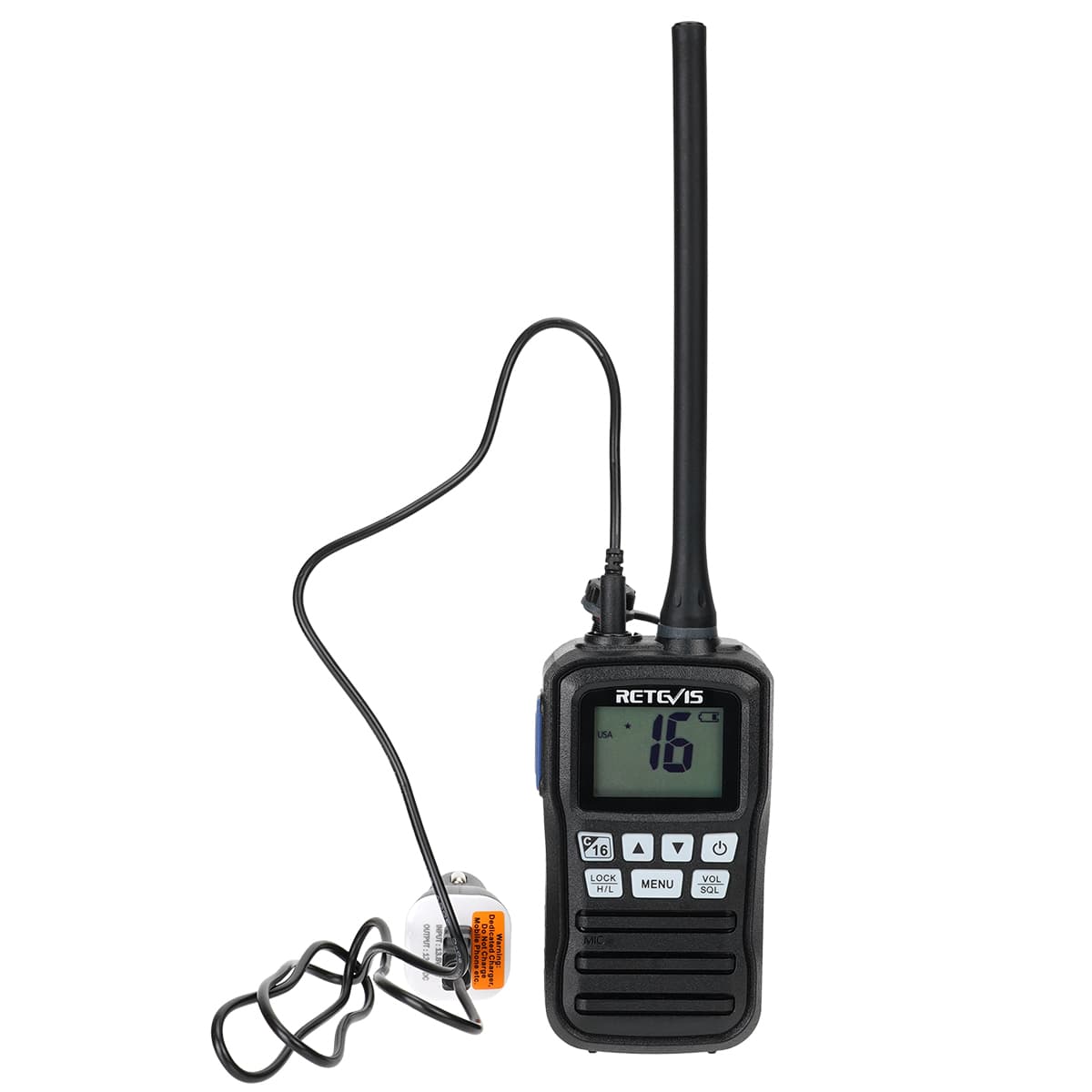 Retevis RM01 Marine Radio, IP67 Étanche Talkie Walkie Marine VHF
