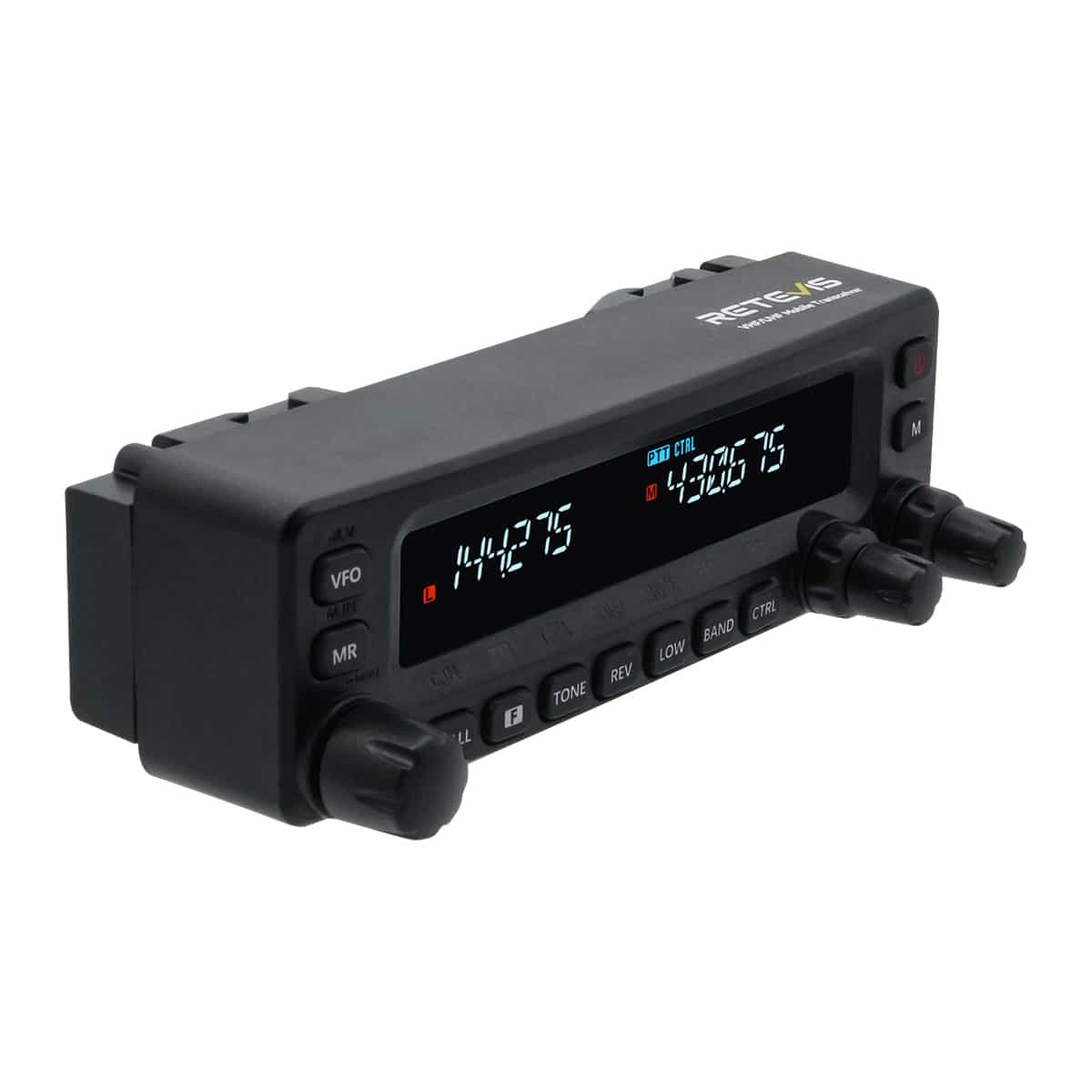 Retevis MA1 HAM Mobile Radio UHF VHF 50W haute puissance avec panneau avant amovible