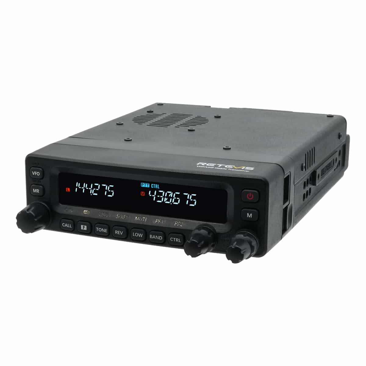 Retevis MA1 HAM Mobile Radio UHF VHF 50W haute puissance avec panneau avant amovible