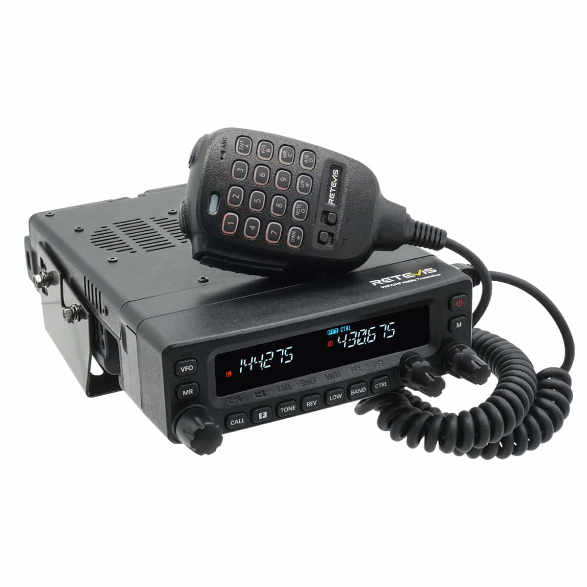Retevis MA1 HAM Mobile Radio UHF VHF 50W haute puissance avec panneau avant amovible