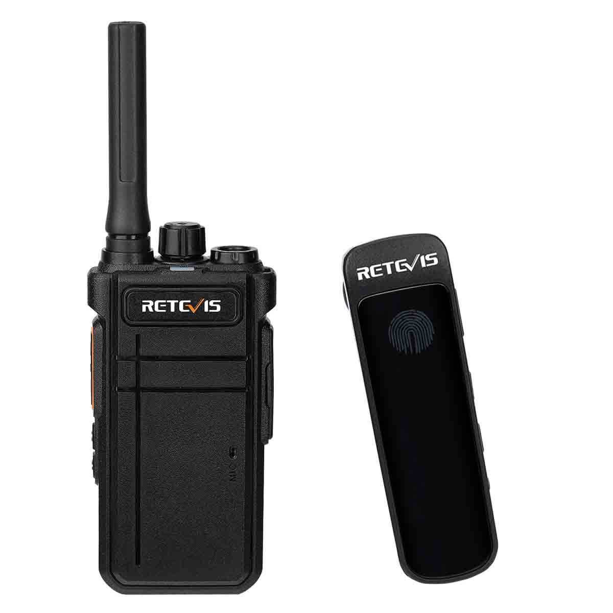 RB637 Talkie-walkie Bluetooth PMR446 intégré avec écouteur