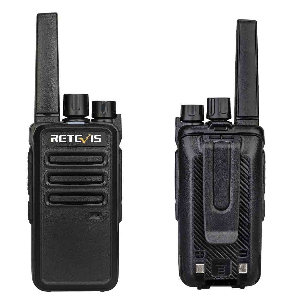 Retevis RT668 Radio professionnelle rechargeable PMR446 sans Licence Radio