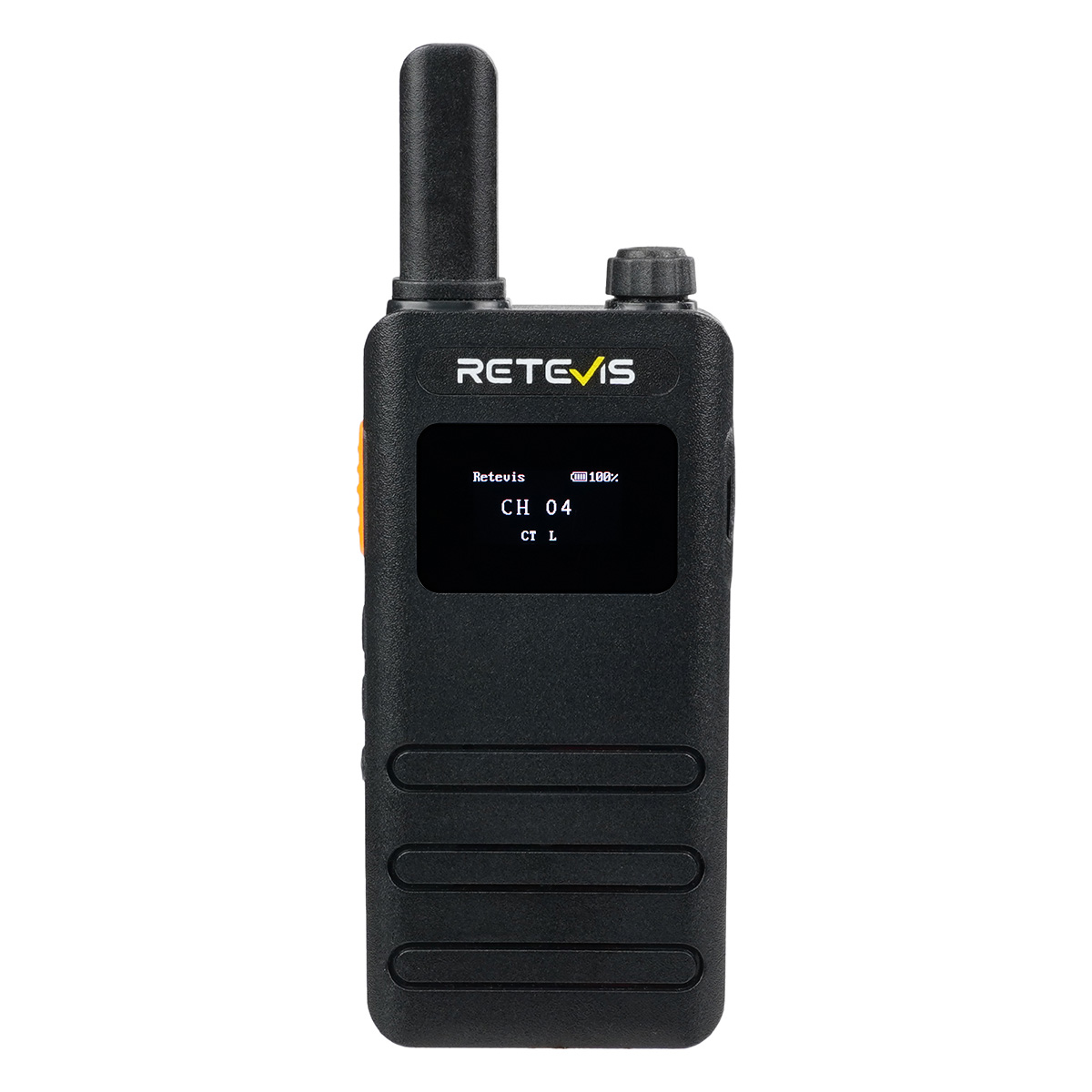 Retevis B63S Talkie-walkie rechargeable ultra-mince PMR446 avec écran LCD