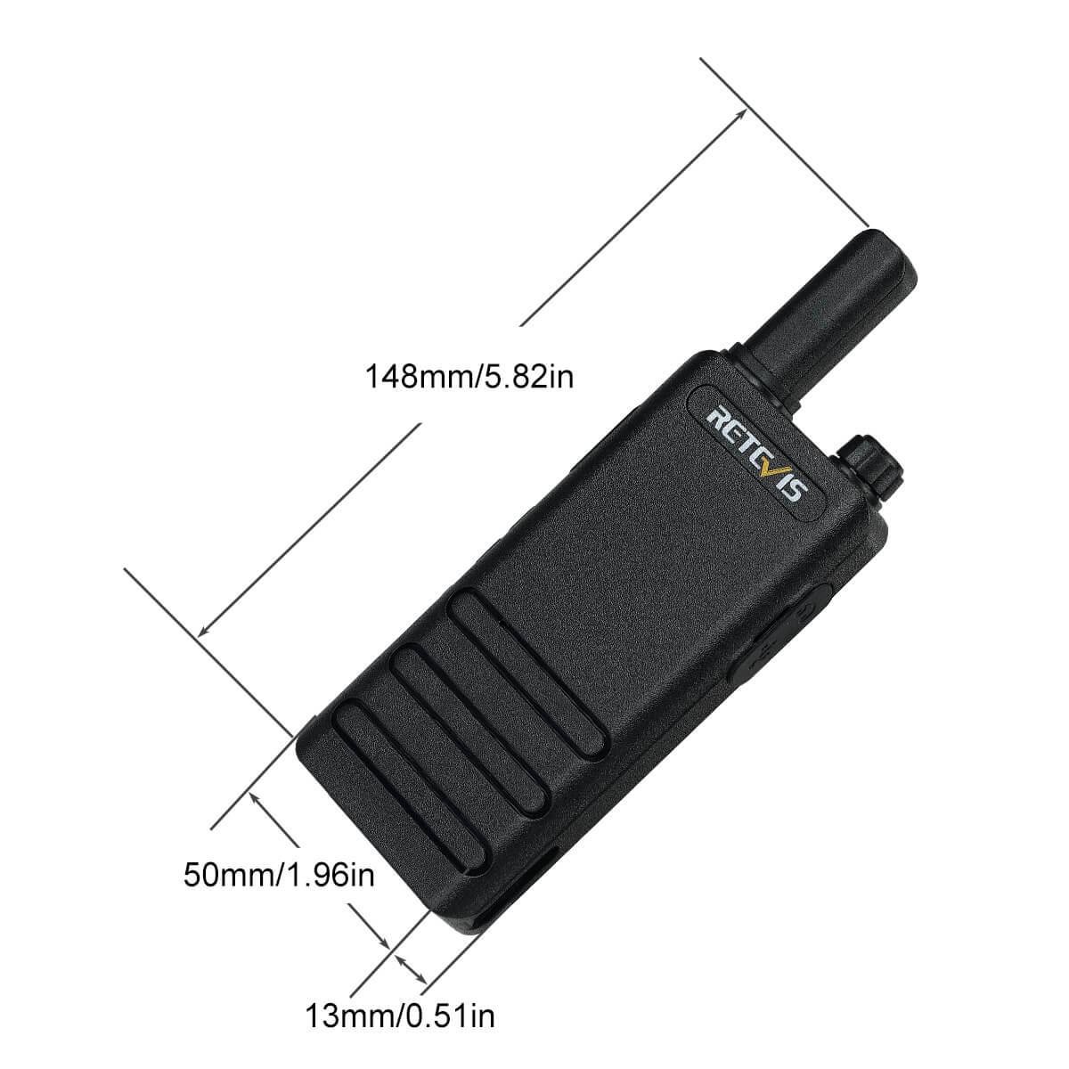 Retevis RT622P PMR446 Radio D'affaires Portable à Grande Batterie