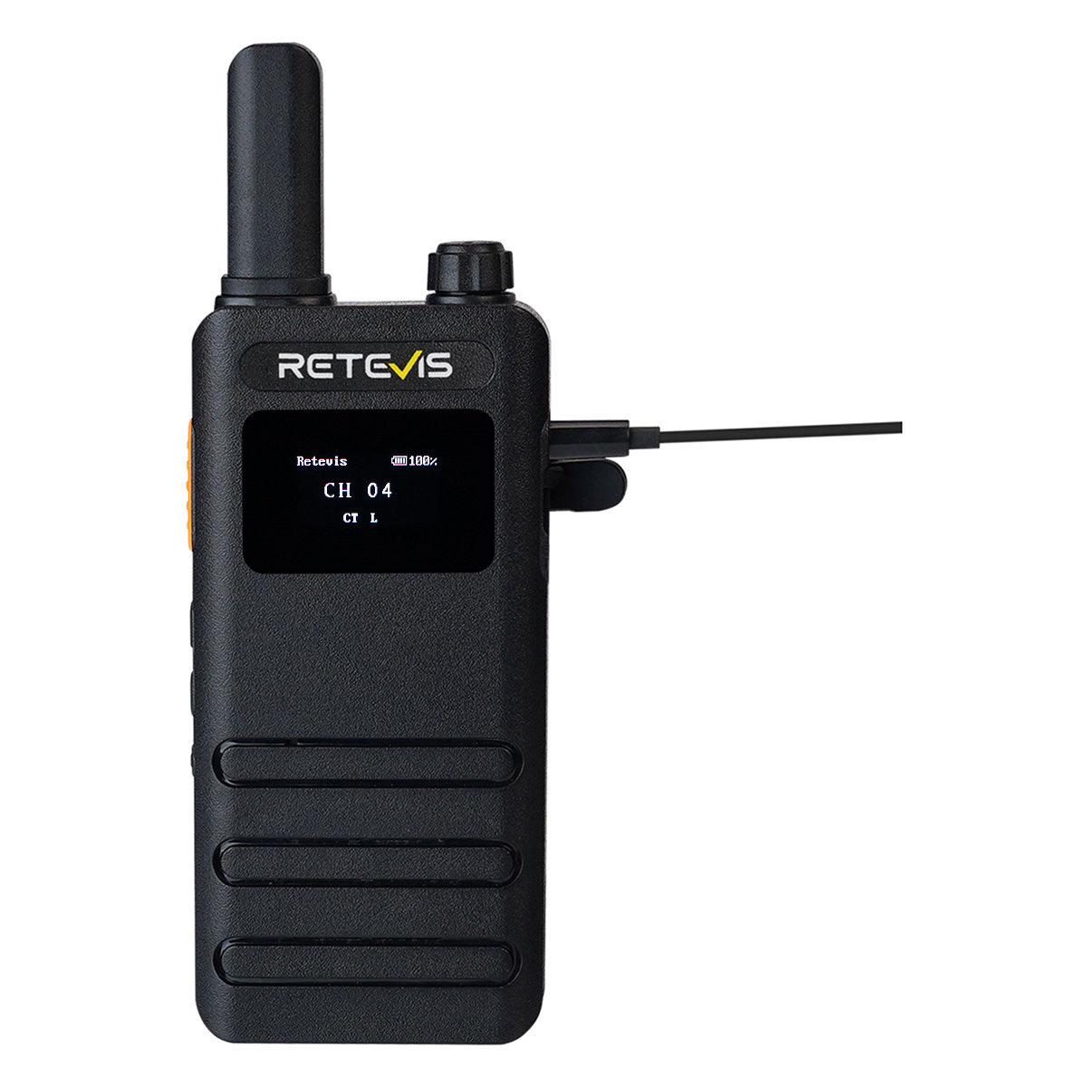 Retevis B63S Talkie-walkie rechargeable ultra-mince PMR446 avec écran LCD