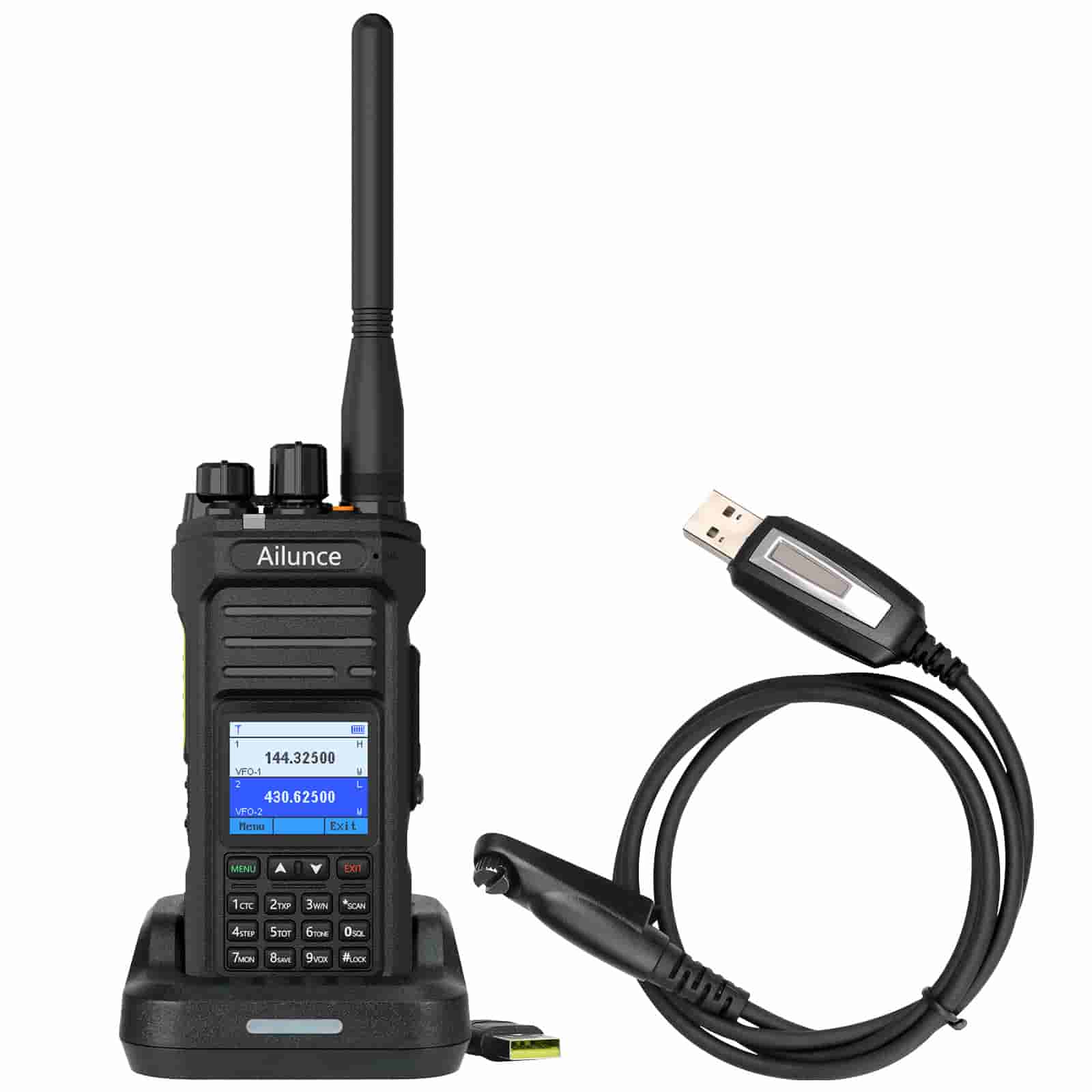 Retevis Ailunce HA1UV Radio bidirectionnelle double bande longue portée étanche IP67