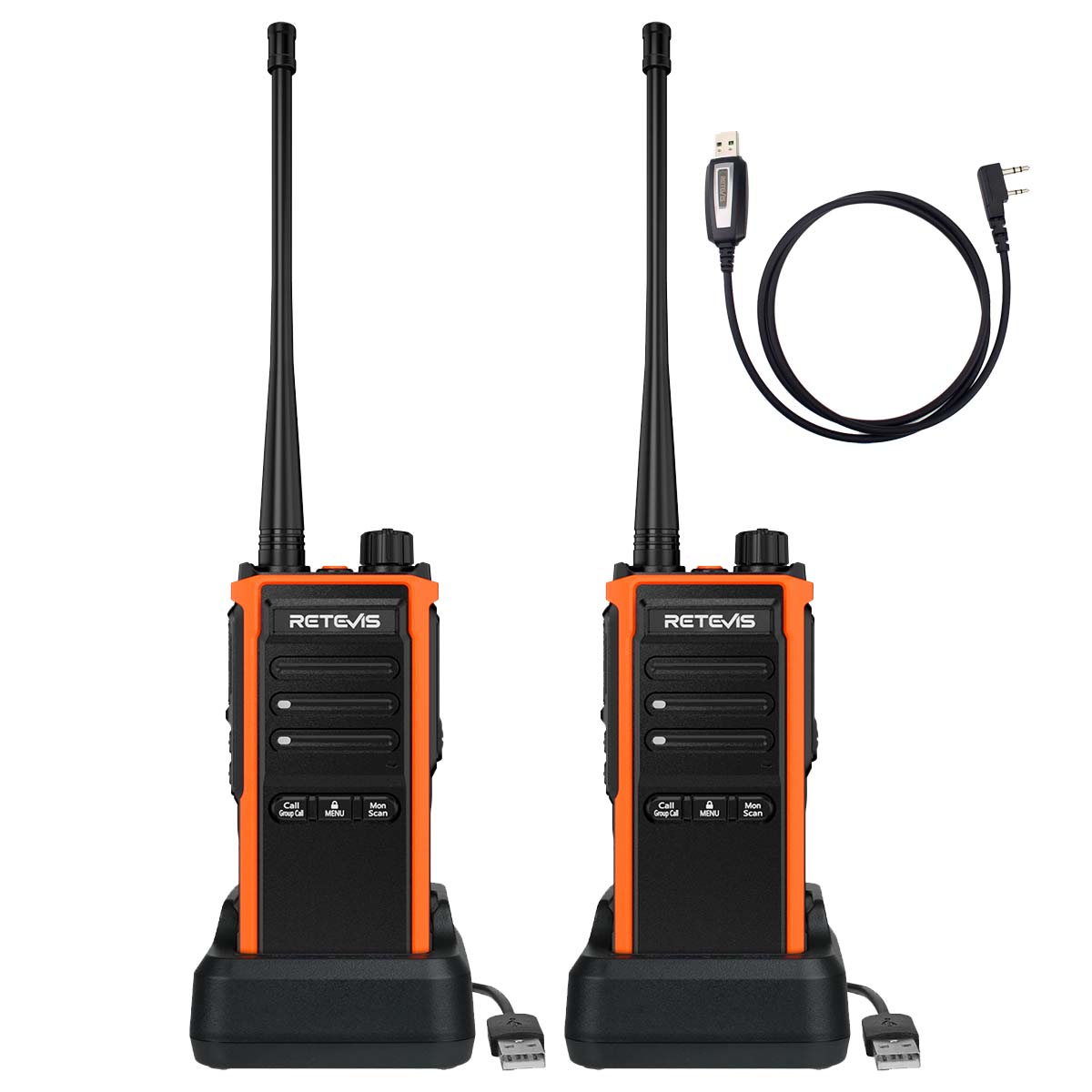 Retevis C65B Radio bidirectionnelle longue portée étanche IP67 UHF